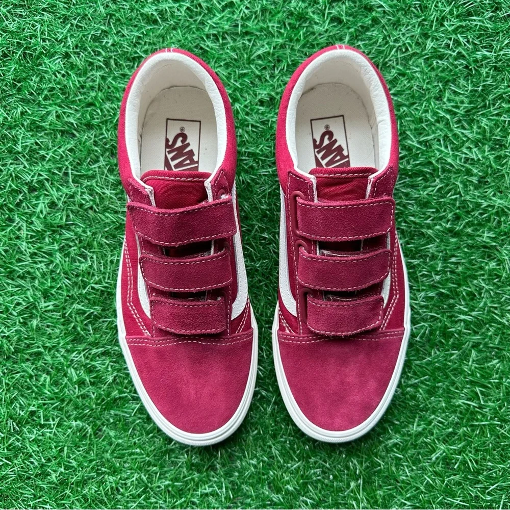 Vans Old Skool V Suede Canvas Rumba Red - Picture 9 of 10